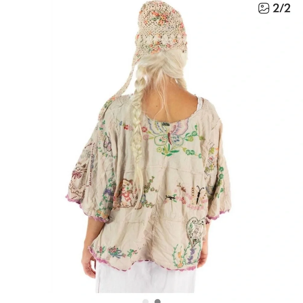 Magnolia Pearl matilda top 1301 moonlight - Picture 2 of 11